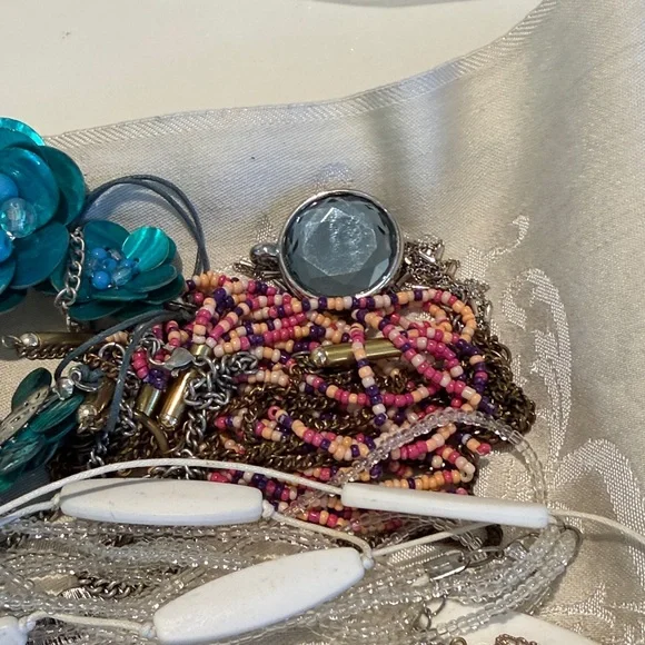 Turquoise Ocean Mermaidcore Necklace Jewelry Lot #167 - Picture 6 of 8